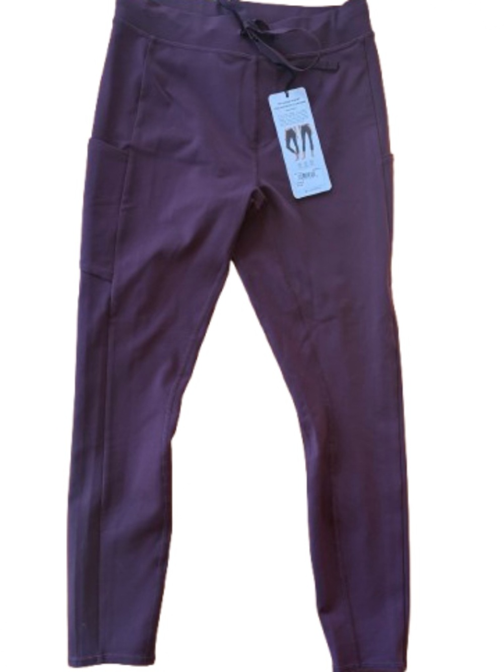 Alo Yoga 7/8 High-Waist Checkpoint Leggings Oxblood NWT Size M